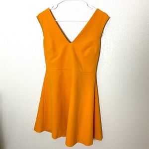 Zara Dress - Orange Fit and Flare Dress